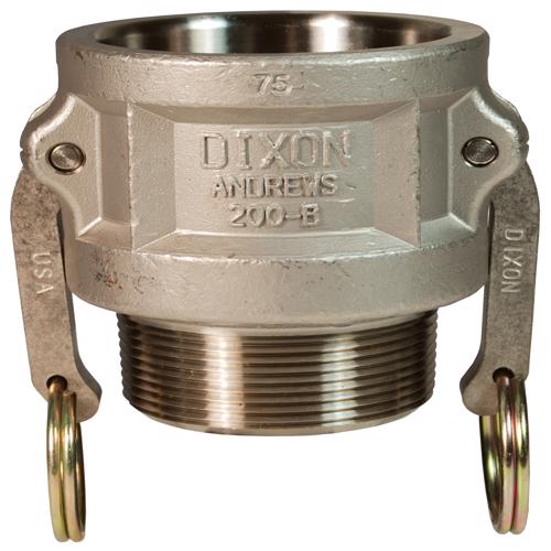 Stainless Steel Type B Coupler x Male NPT
